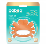 BABOO silikona graužamā rotaļlieta Krabītis, 4+ mēnešiem, 1 gab.