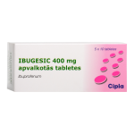 IBUGESIC 400 mg apvalkotās tabletes, N50
