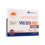 OLIMP LABS GOLD-VIT D3 4000SV(100 mkg)+K2, 30 kapsulas