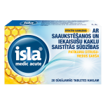 ISLA MEDIC ACUTE, 20 sūkājamās tabletes
