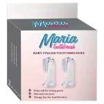 MARIA zobubirste - uzpirkstenis mazulim, 2 gab.