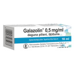 GALAZOLIN 0,5 mg/ml deguna pilieni, 10 ml