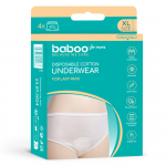 BABOO pēcdzemdību kokvilnas biksītes, XL izmērs, 4 gab.
