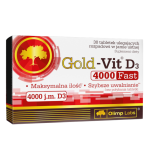 OLIMP LABS Gold-Vit D3 4000 Fast tabletes, 30 gab.