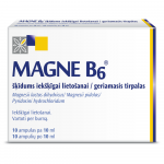 MAGNE B6 (magnijs) šķīdums iekšķīgai lietošanai, ampulas, N10