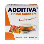 ADDITIVA karstais smiltsērkšķis C vitamīns + Cinks + D3 vitamīns, pulveris, 10 paciņas