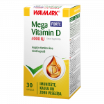 MEGA Vitamin D FORTE 4000 IU, kapsulas, 30 gab.