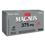 MAGNIJS 375 mg + B6, 30 tabletes