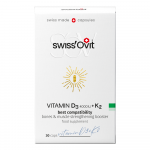 SWISS OVIT VITAMIN D3 4000IU +K2, 30 kapsulas