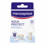 HANSAPLAST ūdensizturīgi, ļoti labi fiksējoši plāksteri AQUA PROTECT, 20 gab.
