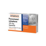 PARACETAMOL-RATIOPHARM 125 mg supozitoriji, N10