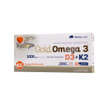 OLIMP LABS GOLD OMEGA 3 D3 + K2, kapsulas, 30 gab.