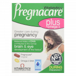 PREGNACARE PLUS OMEGA 3, 28 tabletes un 28 kapsulas