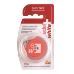 EDELWHITE zobu diegs ar vasku un piparmētru garšu, 70 M