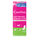 CAREFREE ikdienas ieliktnīši ar alveju, 20 gab.