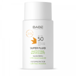 BABE matējošs super fluīds SUN,SPF 50+, 50 ml
