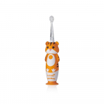 BRUSH BABY lādējama soniskā zobu birste Tiger WILDONE, 1 gab.