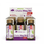 OLIMP LABS ampulas-ķiršu garša Chela-Mag B6 Forte Shot, 9 gab., 25 ml