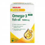 WALMARK OMEGA 3 zivju eļļa FORTE 1000mg, 60 kapsulas